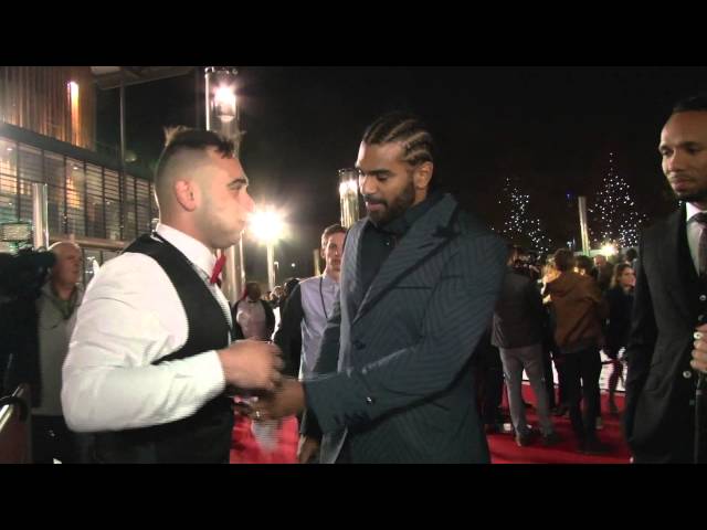 David Haye punches radio presenter at MOBOs 2014