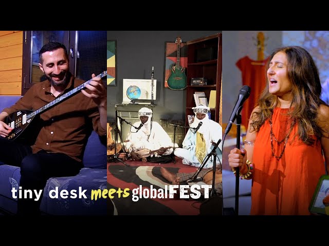 Tiny Desk Meets globalFEST: Al Bilali Soudan, Kiran Ahluwalia, Tufan Derince