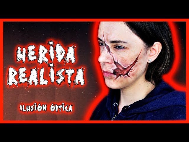 Tutorial maquillaje Herida realista, ilusión óptica  | Silvia Quiros