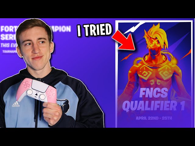 I played FNCS BUT actually tried..