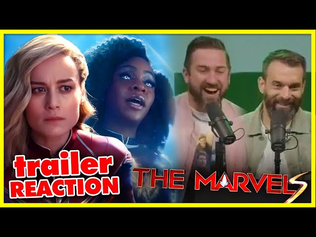 The Marvels Live Trailer Reaction Kinda Funny