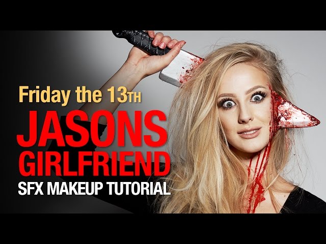 Friday the 13th Jasons Girlfriend DIY  Halloween makeup