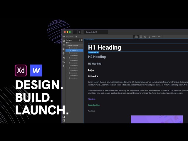 Creating a Style Guide with Webflow - Design. Build. Launch. Episode 4
