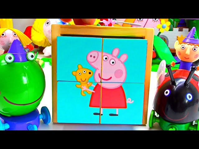 Ben and Holly's Little Kingdom kids toys new  Ben and Holly & Peppa Pig Puzzle Blocks