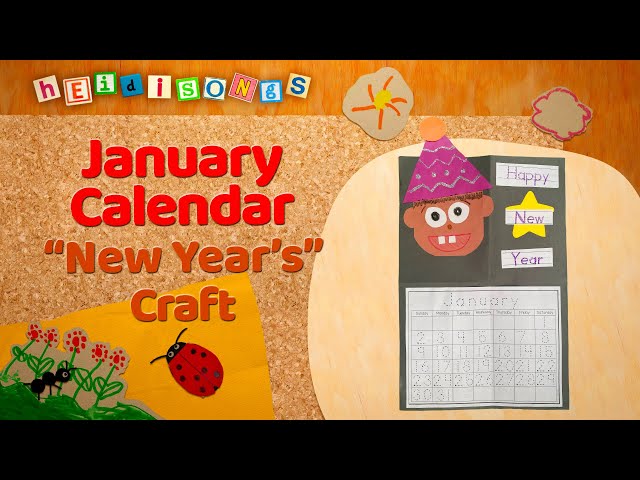 January Calendar - Crafts with Miss Kim