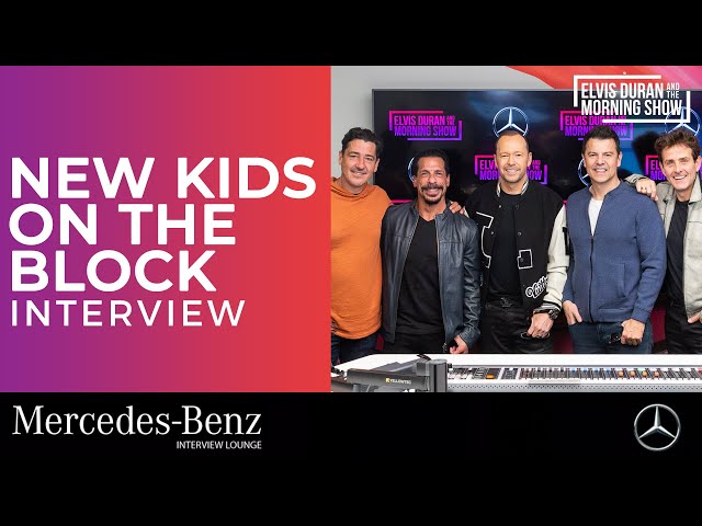 New Kids On The Block Get Emotional About Getting Back Together | Elvis Duran Show