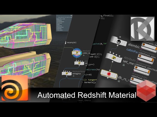 Redshift Material Generator for Houdini | AI Voice Experiment