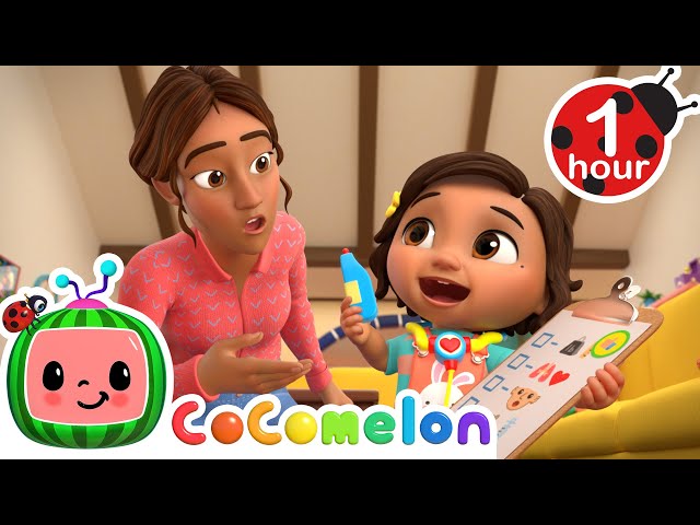 Doctor Check Up + Wheels On the Bus & More! | Nina's Familia | CoComelon Nursery Rhymes & Kids Songs