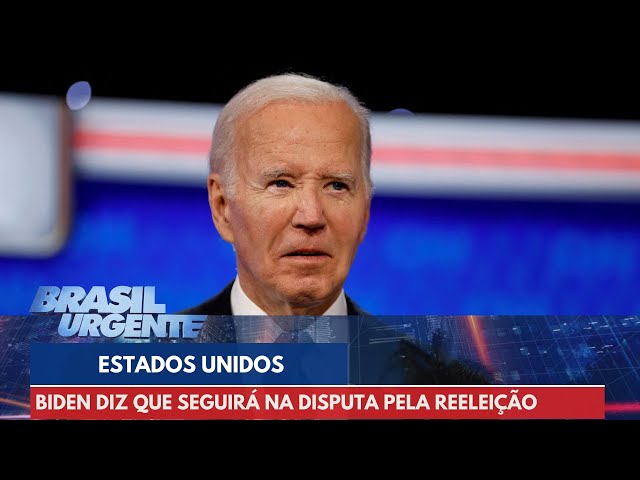 Biden diz que seguirá na disputa pela reeleição | Brasil Urgente