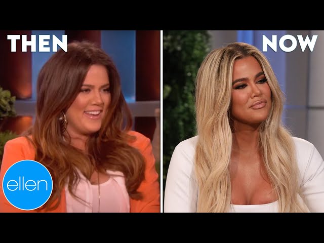Then and Now: Khloé Kardashian's First and Last Appearances on 'The Ellen Show'
