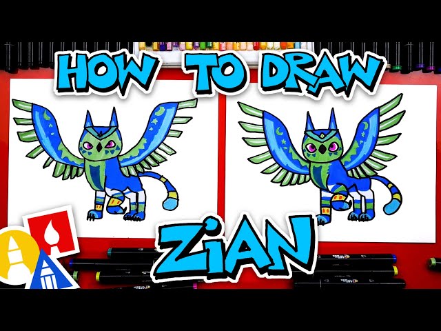 How To Draw Zian From LEGO DREAMZzz Series