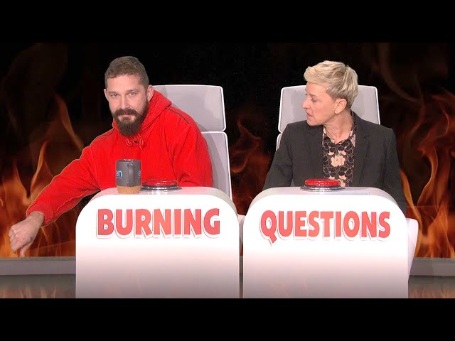 Shia LaBeouf Plays ‘Burning Questions’ After Eating a Ghost Pepper!