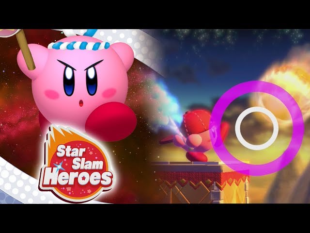 PROTECTING THE WORLD FROM METEORS!!! Kirby Star Allies - Star Slam Heroes