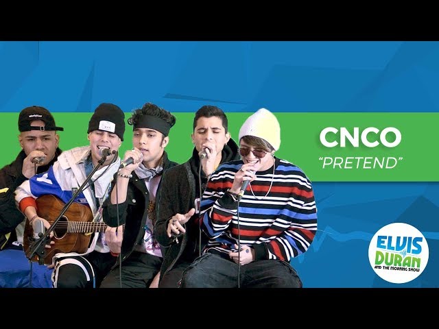 CNCO - "Pretend" Acoustic | Elvis Duran Live