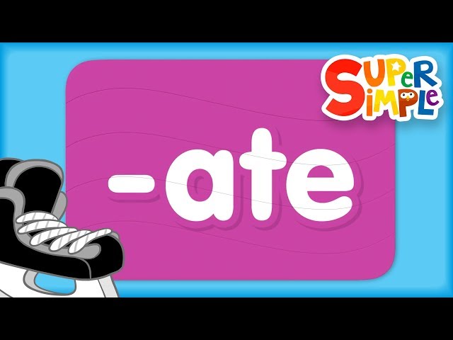 Word Family "ate" | Turn & Learn ABCs | Super Simple ABCs
