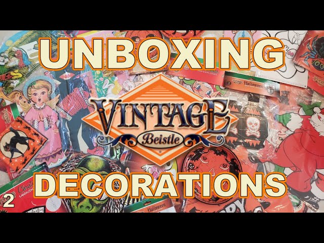 Giant Holiday Surprise Unboxing - Paper Decoration Die Cuts Collection Part 2