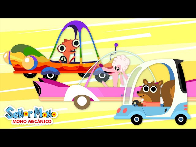 ¡Señor Mono, Mono Mecánico Arregla Algunos Autos Geniales en su Garaje! | Caricatura Para Niños