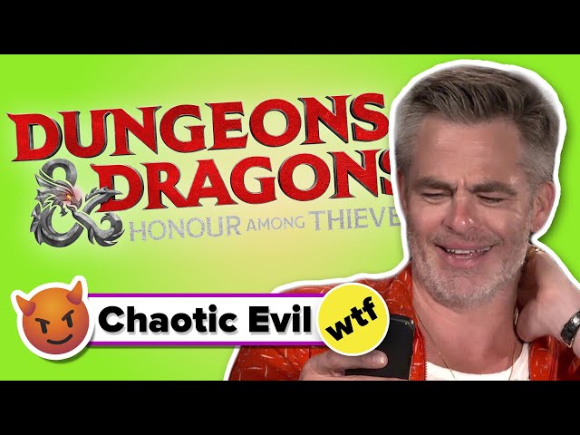 The Cast of "Dungeons & Dragons: Honour Among Thieves" Take A Moral Alignment Quiz