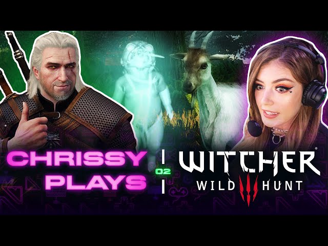 GHOST BABY AND GOATS!? | Chrissy Plays The Witcher Pt.2