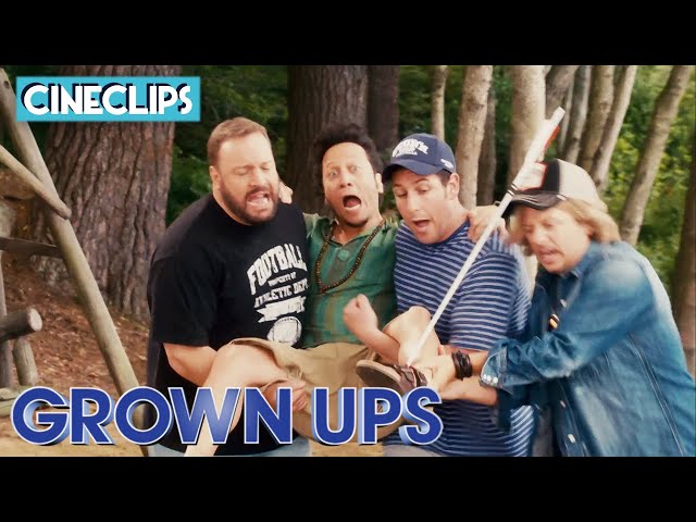 Grown Ups | Arrow Roulette Gets Bloody | CineClips