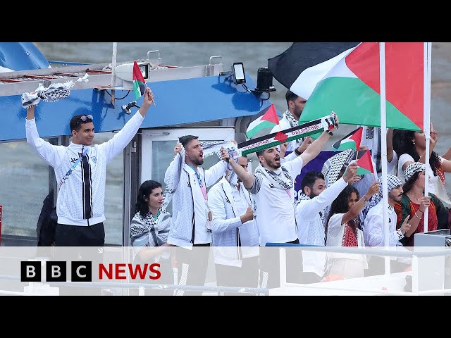 The Palestinian Olympic athletes competing in Paris 2024 | BBC News