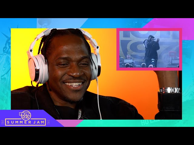 Pusha T REACTS To G.O.O.D. Music 2016 Performance