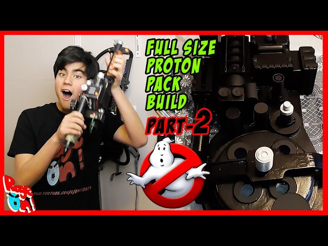 Part 2 Ghostbusters Proton Pack build  series  with Hasbro Spengler wand (3d printed + fiberglass)