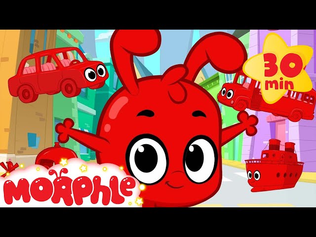 Morphle vehicle compilation for kids!