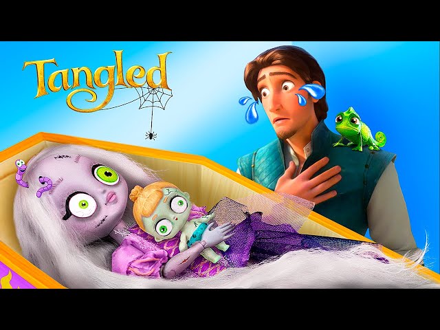 Rapunzel Became a Zombie: Spooky Story / 30 DIYs for LOL OMG