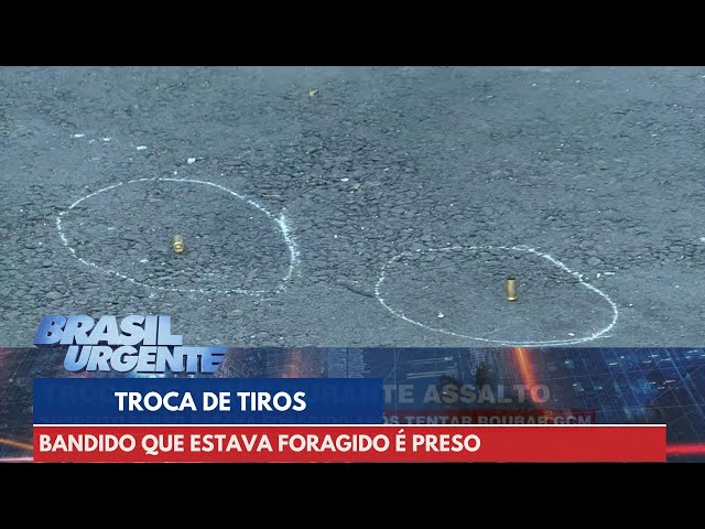 Troca de tiros durante assalto na Zona Sul de São Paulo | Brasil Urgente