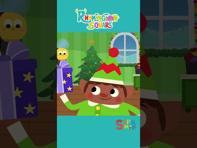 This Christmas elf is a mischief maker! #shorts #cartoonforkids #rhymingtonsquare #christmaself