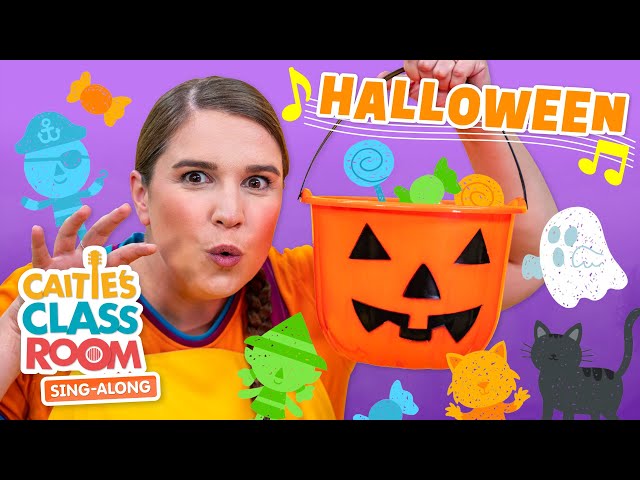 Halloween! | Caitie's Classroom Sing-Along | Learn Fun Halloween Kid Songs