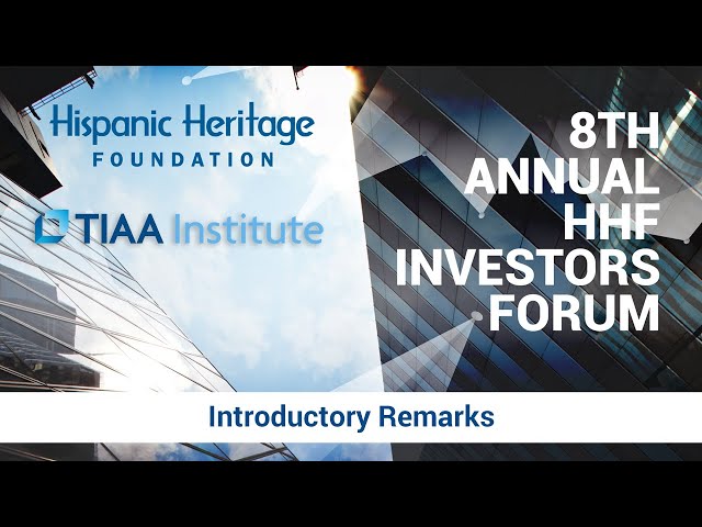 8th Annual HHF Investors Forum: Introductory Remarks - June 3, 2021
