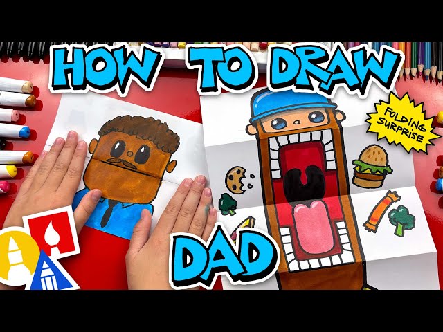 How To Draw A Dad Puppet For Father's Day