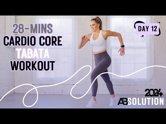 Dynamic 28-Minute Tabata: Cardio Core Blast for Peak Performance! - ABSOLUTION 2024 DAY 12
