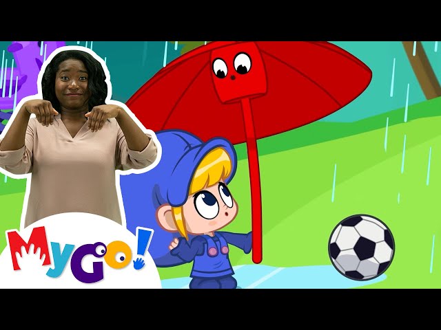 Rain Rain Go Away + More Nursery Rhymes  | MyGo! Sign Language For Kids | @MorphleTV | ASL
