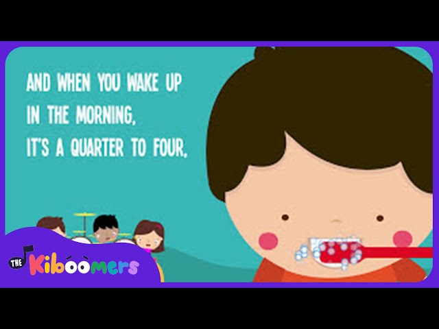 Brush Your Teeth Lyric Video - The Kiboomers Preschool Songs & Nursery Rhymes for Healthy Habits