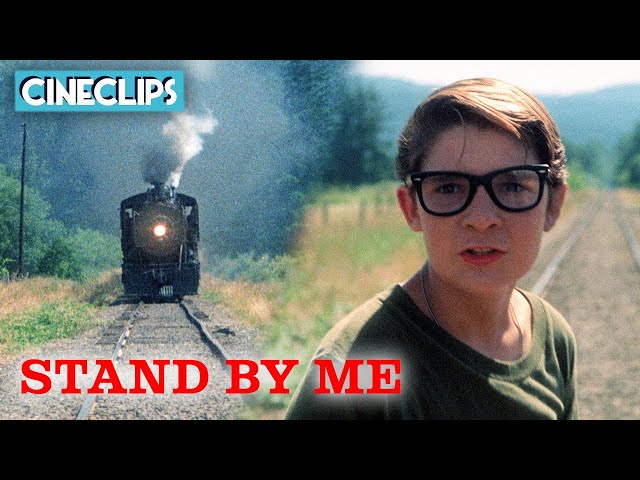 Teddy Tries To Dodge A Train | Stand By Me | CineClips