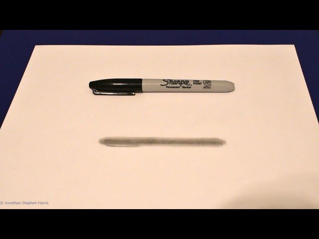 How to Make a Sharpie Float / Easy Magic Trick Art