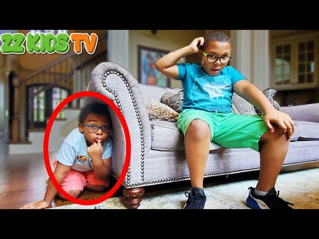 Where Is ZZ Kid? (Family Plays Hide and Seek in House)