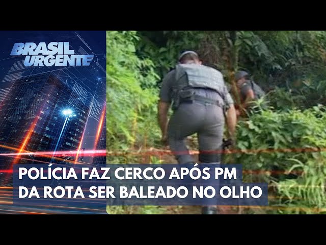 Policial da Rota é baleado no olho durante patrulha no litoral | Brasil Urgente
