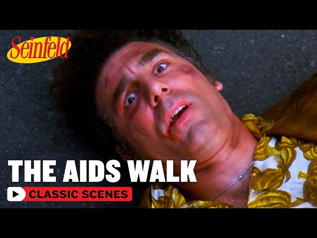 Kramer Joins An AIDS Walk | The Sponge | Seinfeld