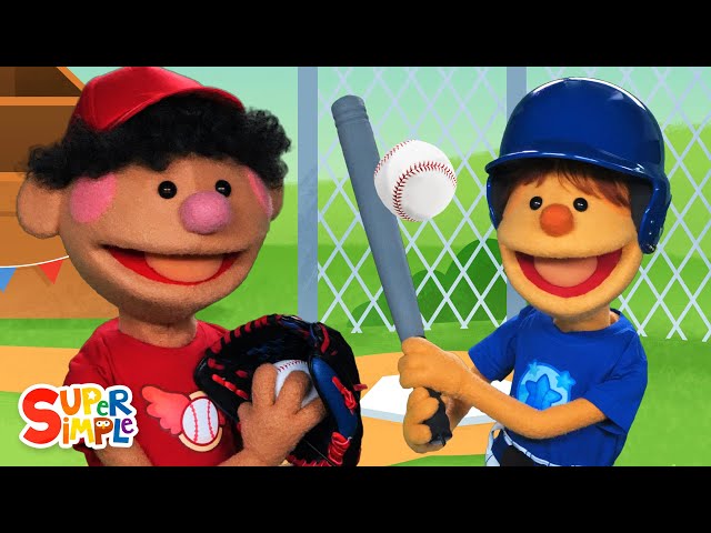 Take Me Out To The Ball Game | Baseball Song | Super Simple Songs