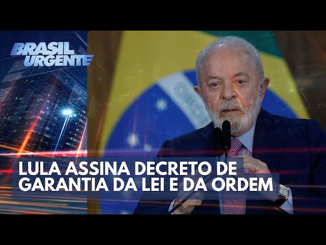 Lula decreta GLO em portos e aeroportos do Brasil | Brasil Urgente
