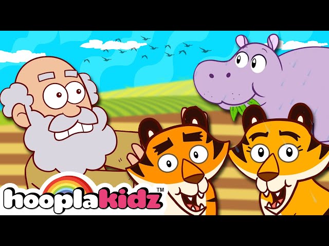 Animal Songs for Kids + Animals Went In two By Two Song | HooplaKidz Nursery Rhymes