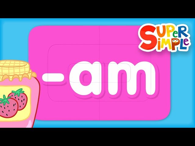 Word Family “am” | Turn & Learn ABCs | Super Simple ABCs