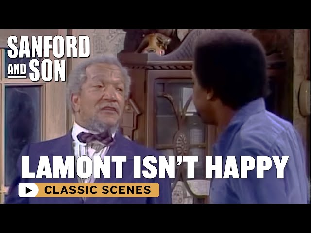 Lamont Doesn't Want Fred To Get Married Again! | Sanford and Son