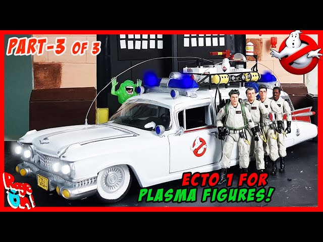 DIY- Ghostbusters Ecto-1 for Hasbro Plasma 6 inch figures Custom made 3d printed 1:12 PART-3