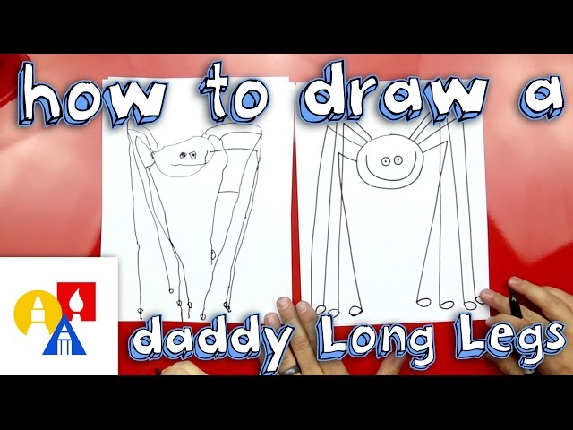 How To Draw A Daddy Long Legs (for young artists)