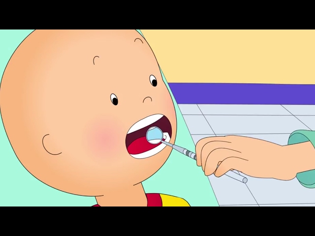 Funny Animated cartoons Kids | Caillou at the DENTIST | WATCH CARTOONS ONLINE | Cartoon for Children